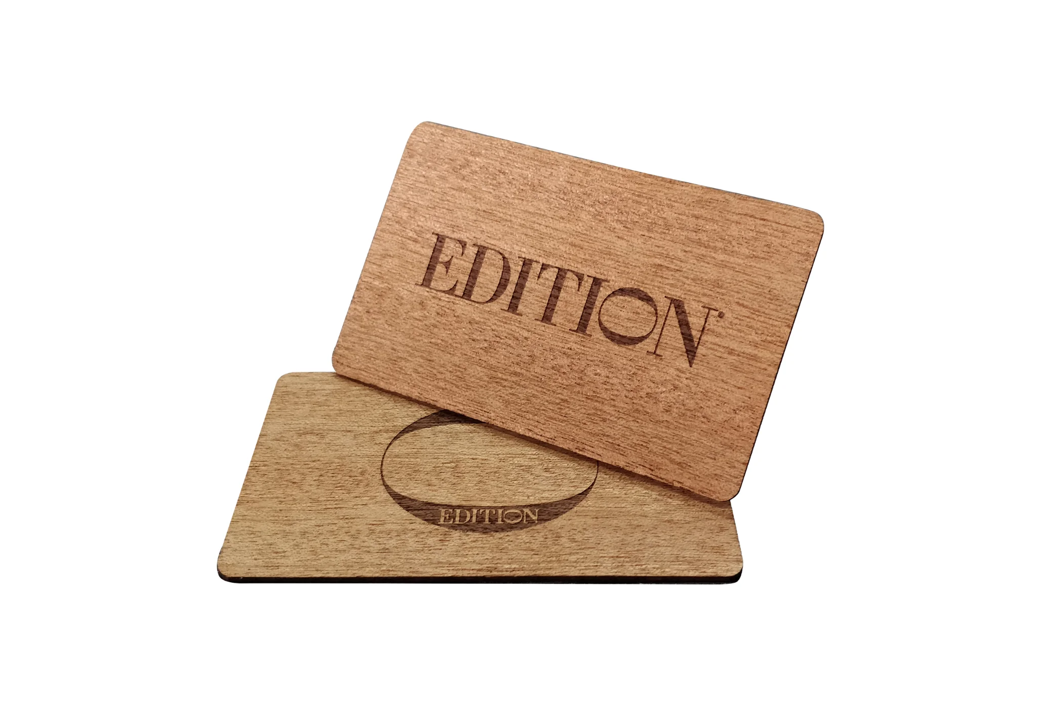 Edition Sapele Wood Card
