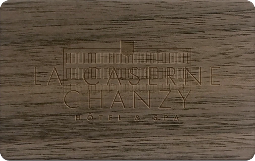 La Caserne Chanzy Hotel Preferred Wooden Key Cards