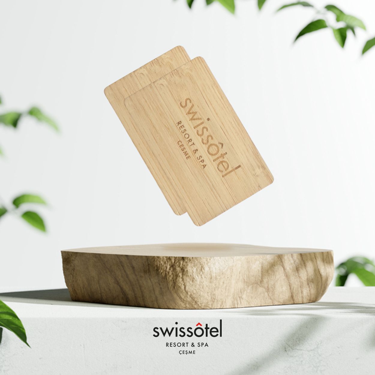 Swissôtel Çeşme Ahşap Kapı Kartları