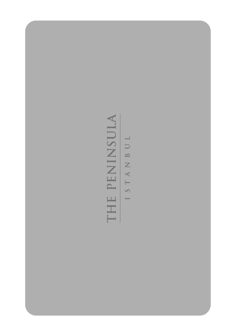 The Peninsula Istanbul Key Card