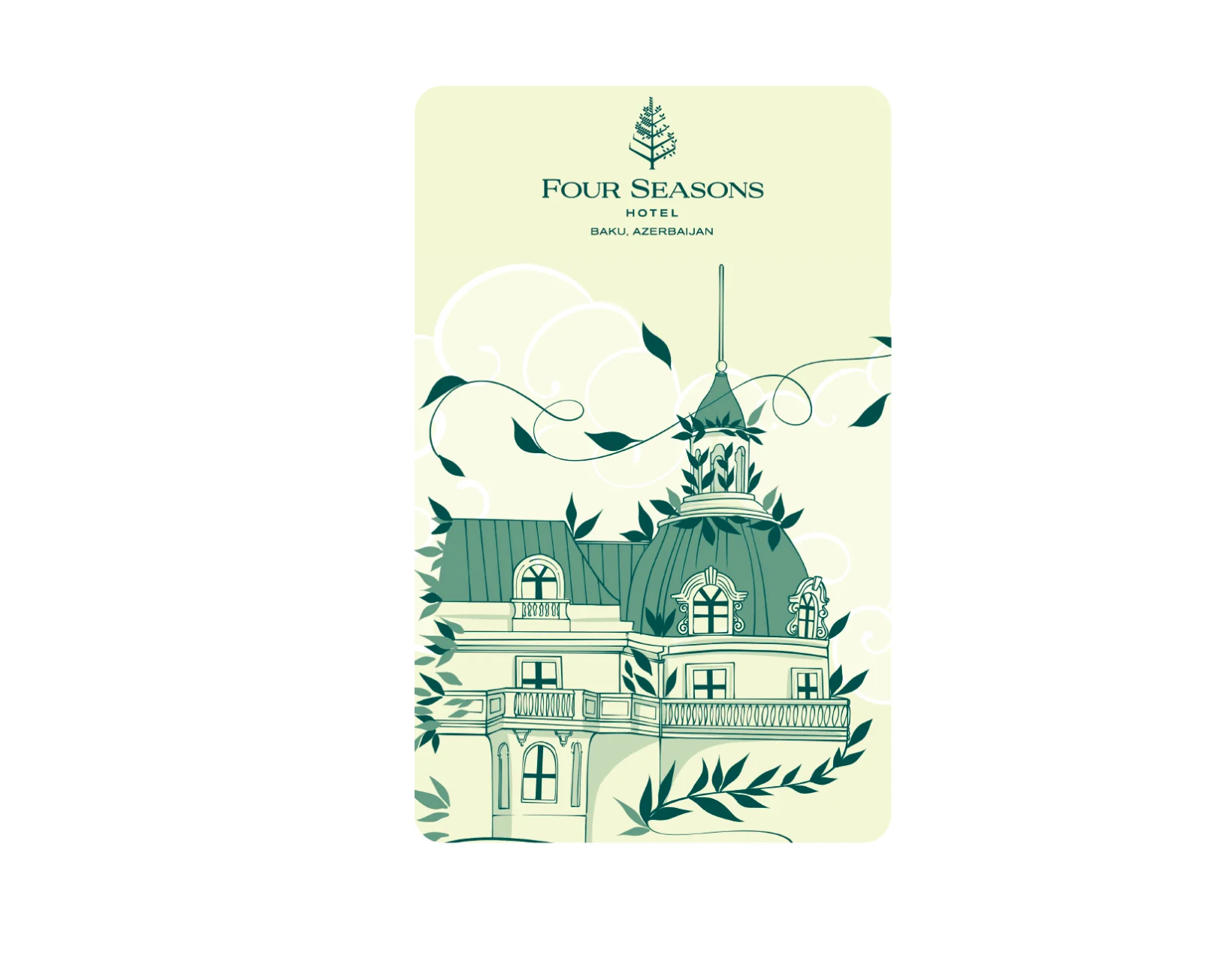 Four Seasons Baku PPH Bio RFID-Schlüsselkarte