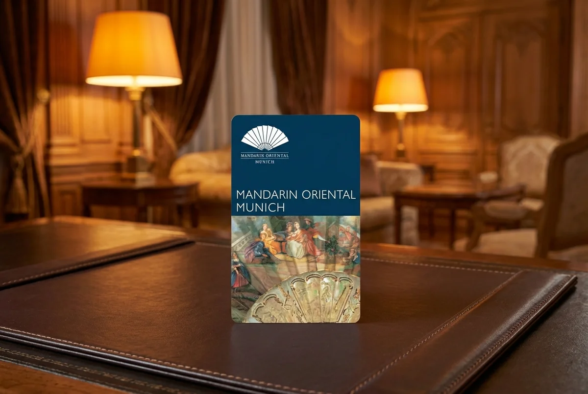 Mandarin Oriental Munich houten RFID-sleutelkaart