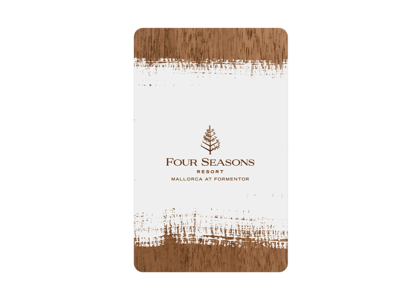 Four Seasons Mallorca Resort Ahşap RFID Kapı Kartı