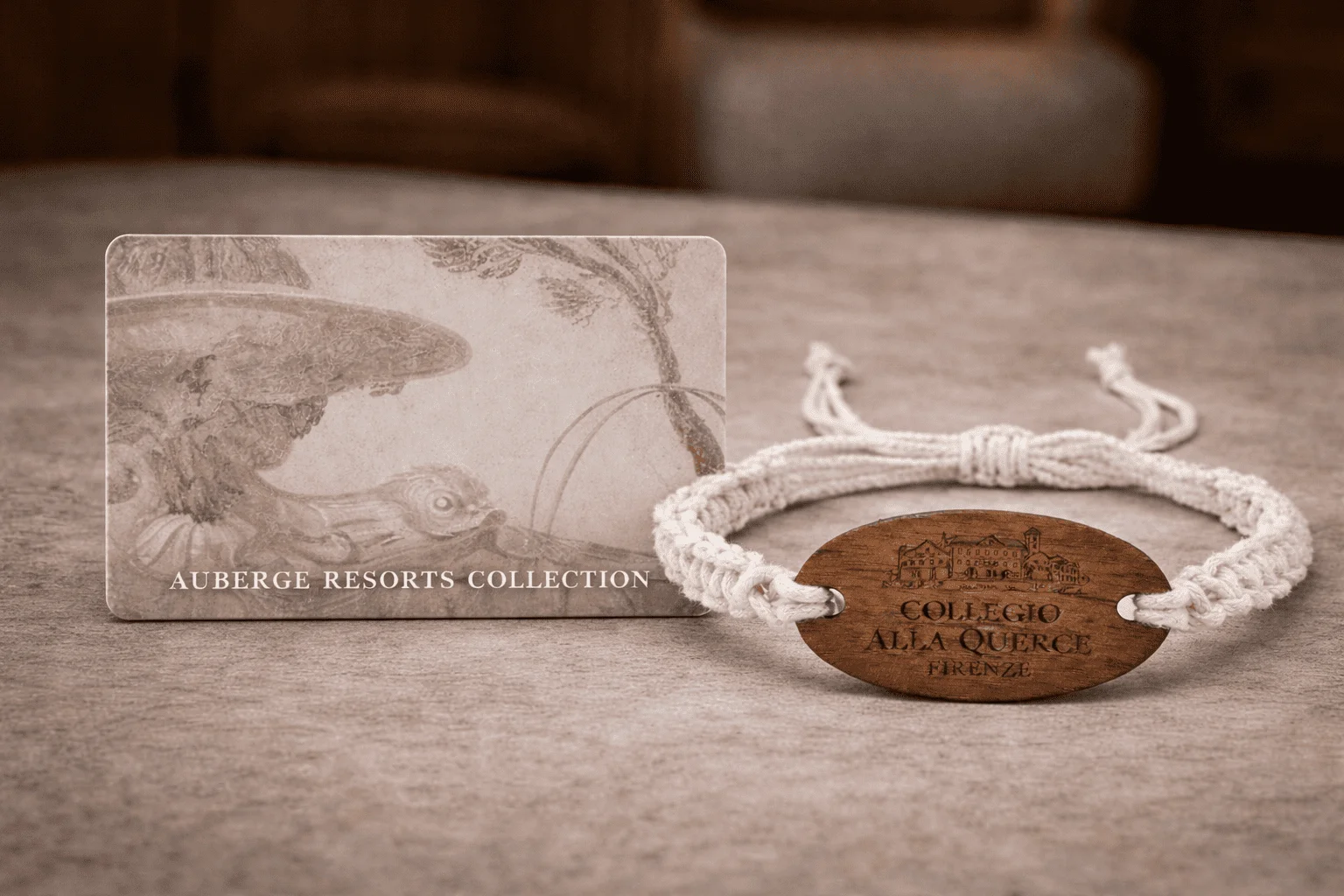 Collegio alla Querce Chooses PrintPlast Eco-Friendly Key Cards and Wooden Wristbands