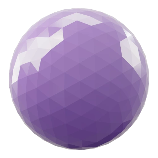 Amethyst bead — a material option for PrintPlast favor bands