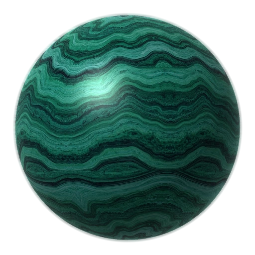Malachite bead — a material option for PrintPlast favor bands